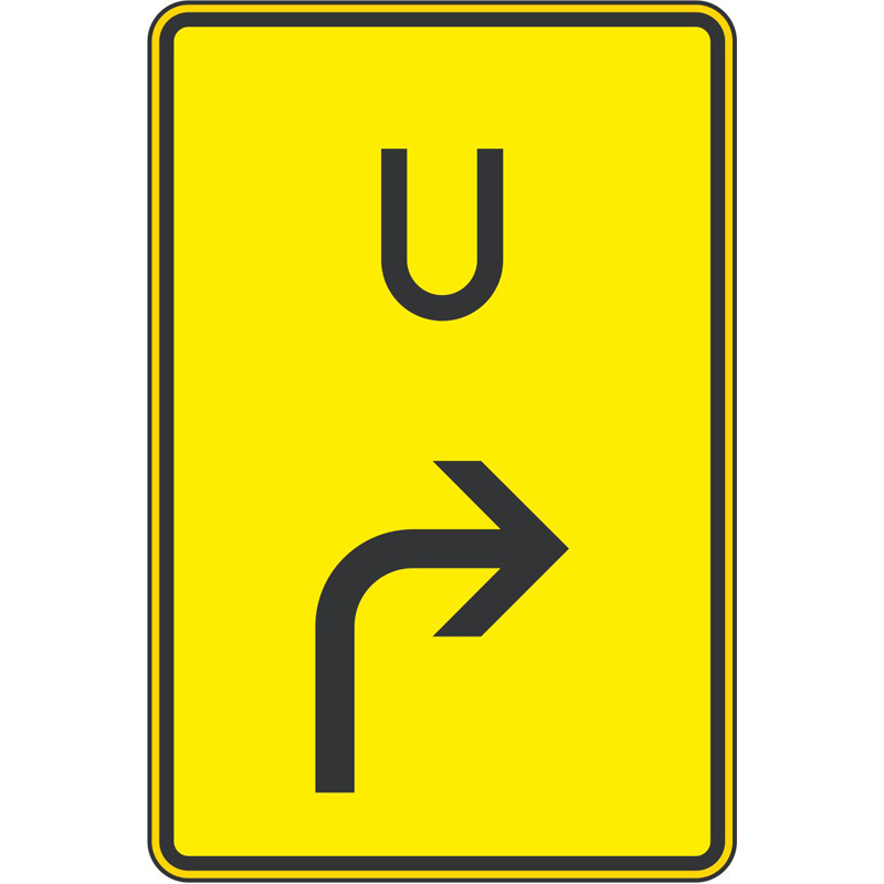 Verkehrszeichen 455.1-20 Ankündigung oder Fortsetzung der Umleitung, rechtsweisend | gemäß StVO