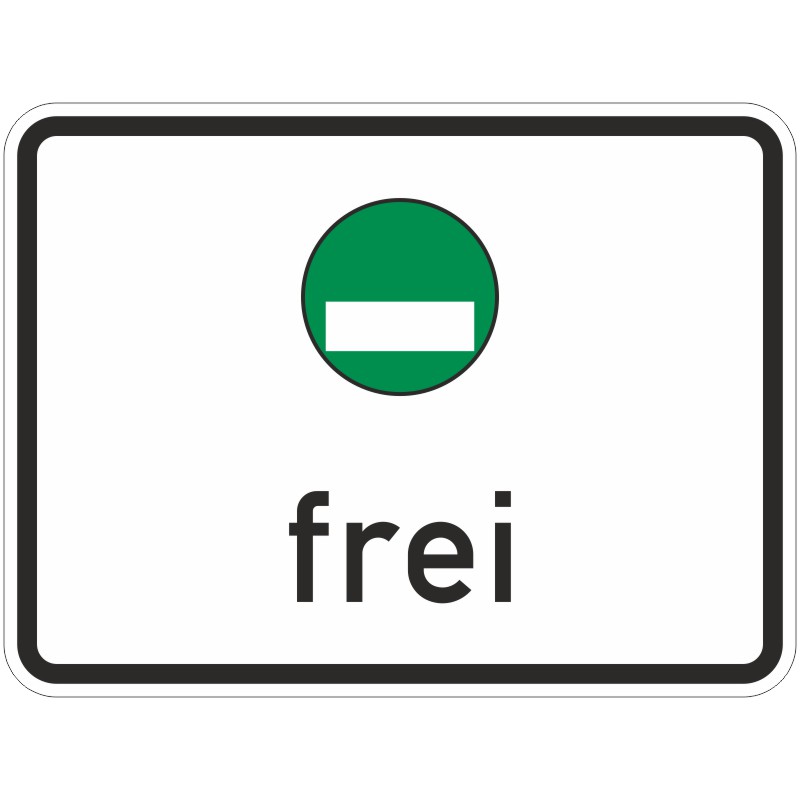 Verkehrszeichen 1031-52 Freistellung vom Verkehrsverbot  – grüne Plakette frei | gemäß StVO