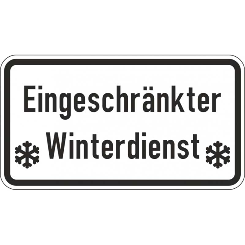 Kein Winterdienst Schild ❄️