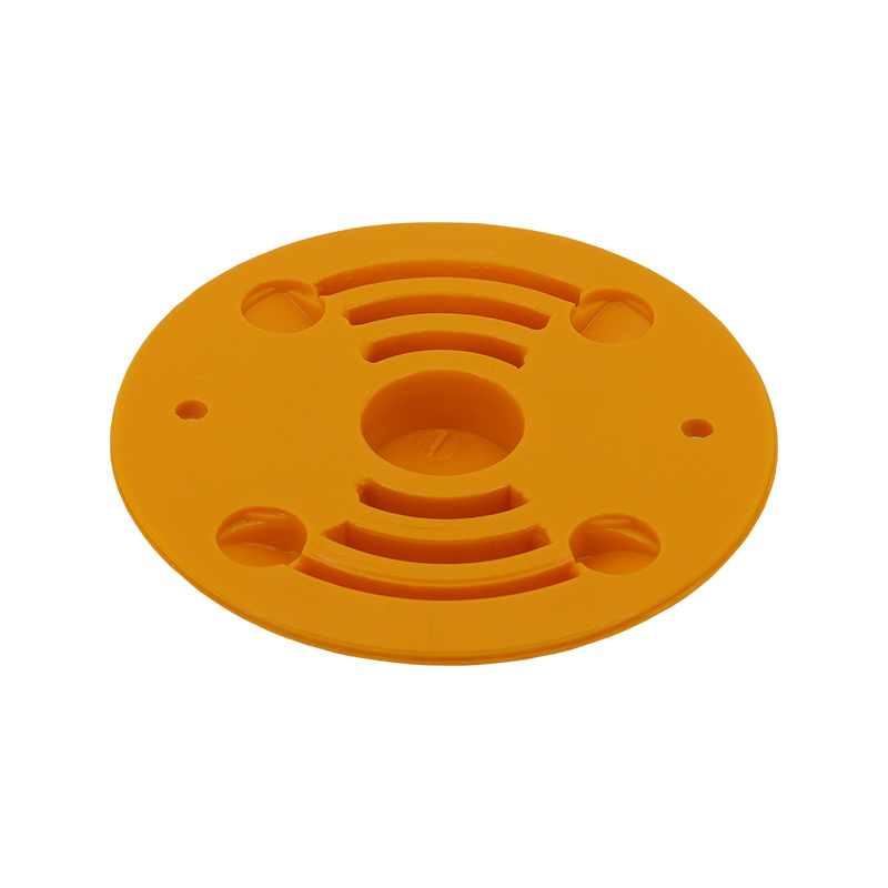 Bodenmarkierungsnagel GELB, Kunststoff, 2 Reflektoren, gelb, Ø 12 cm, 4  Stück