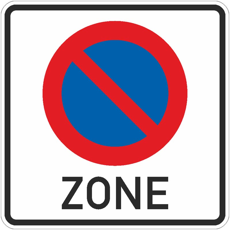 Verkehrszeichen 290.1 Beginn eines eingeschränkten Halteverbots für eine Zone | gemäß StVO