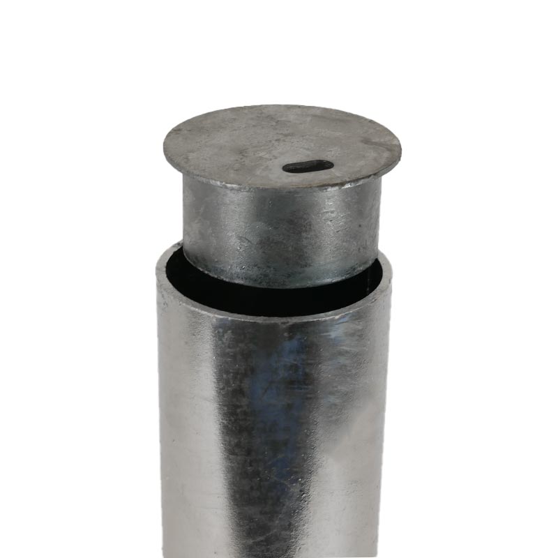 Abdeckkappe ohne Verschluss für Bodenhülsen Ø 76 mm | Einsetzen