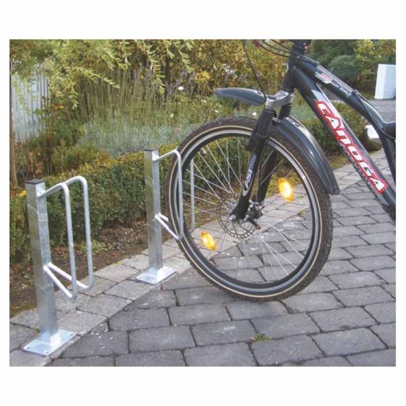 Fahrradständer Einzelparker zum Aufdübeln | Anwendung