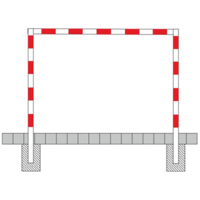 Höhenbegrenzer feststehend zum Einbetonieren 70 x 70 mm