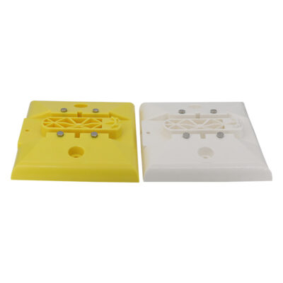 Leitboy Fußplatte L50 | Weiß oder Gelb