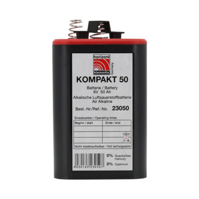 Luftsauerstoff-Batterie Kompakt 50, 6 V- / 50 Ah