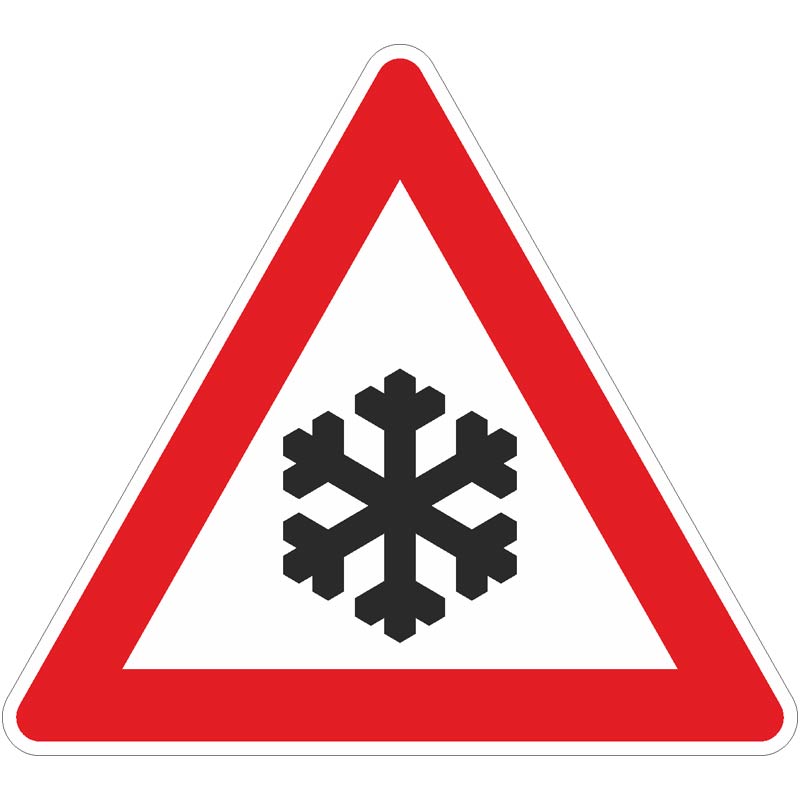 Verkehrszeichen 101-51 Schnee- oder Eisglätte | gemäß StVO