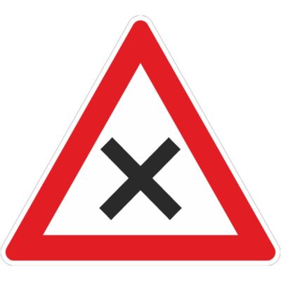 Verkehrszeichen 102 Kreuzung oder Einmündung | gemäß StVO