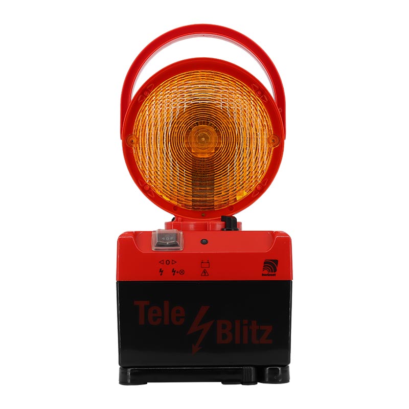 Tele-Blitz LED | eingeklappt Vorderseite