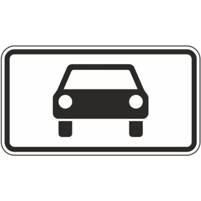 Verkehrszeichen 1010-50 Kraftwagen und sonstige mehrspurige Fahrzeuge | gemäß StVO