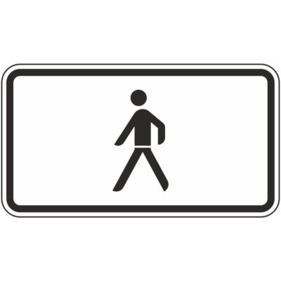 Verkehrszeichen 1010-53 Fußgänger | gemäß StVO