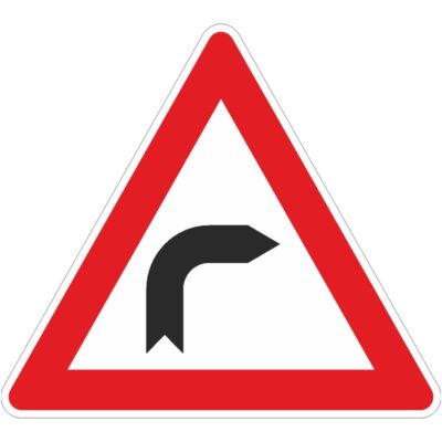 Verkehrszeichen 103-20 Kurve rechts | gemäß StVO