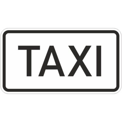 Verkehrszeichen 1050-30 Taxi | gemäß StVO