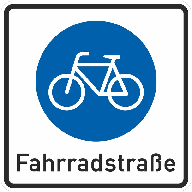Verkehrszeichen 244.1 Beginn einer Fahrradstraße | gemäß StVO