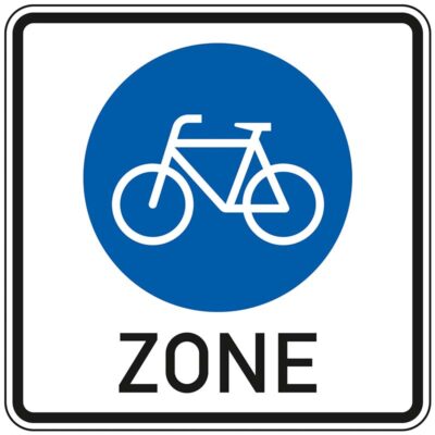 Verkehrszeichen 244.3 Beginn einer Fahrradzone | gemäß StVO