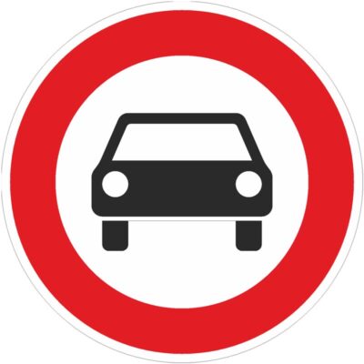 Verkehrszeichen 251 Verbot für Kraftwagen | gemäß StVO