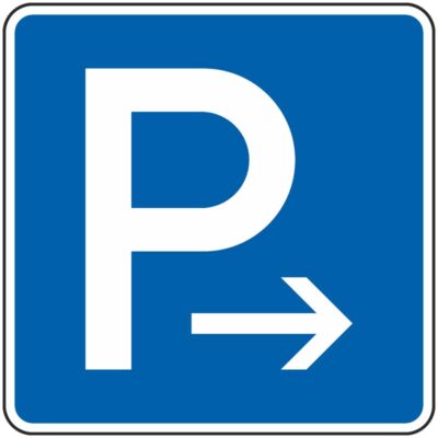 Verkehrszeichen 314-20 Parken Ende oder Anfang | 
gemäß StVO