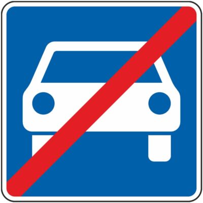 Verkehrszeichen 331.2 Ende der Kraftfahrstraße | gemäß StVO