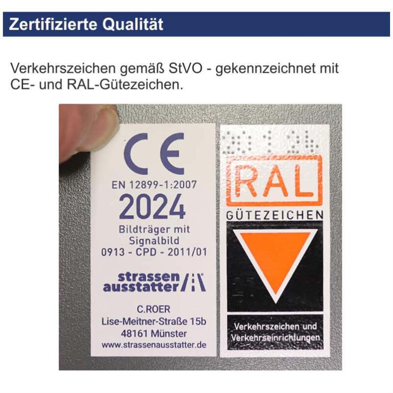 Verkehrszeichen 331.2 Ende der Kraftfahrstraße | mit CE- und RAL-Gütezeichen