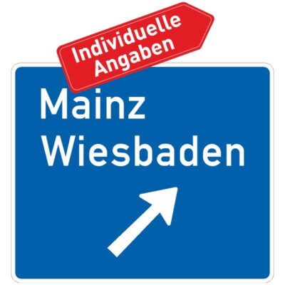 Verkehrszeichen 332 Ausfahrttafel auf der Autobahn | gemäß StVO