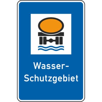 Verkehrszeichen 354 Wasserschutzgebiet | 
gemäß StVO