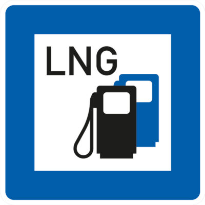 Verkehrszeichen 365-69 Tankstelle mit Flüssigerdgas | gemäß StVO