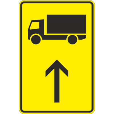 Verkehrszeichen 422-30 Wegweiser für Kfz mit einer zul. Gesamtmasse über 3,5 t, geradeaus | gemäß StVO