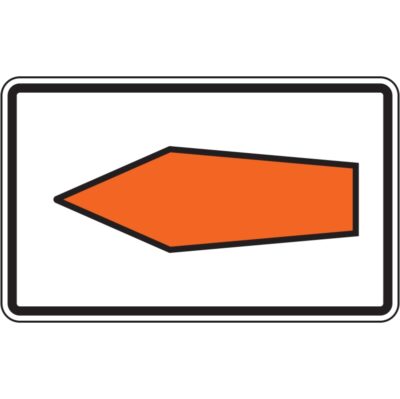 Verkehrszeichen 467.1-10 Umleitungspfeil (Streckenempfehlung) linksweisend | gemäß StVO
