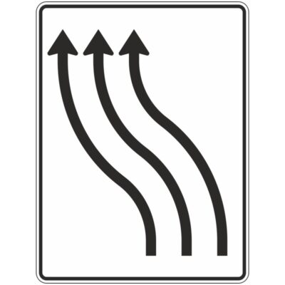 Verkehrszeichen 511-12 Verschwenkungstafel ohne Gegenverkehr | gemäß StVO