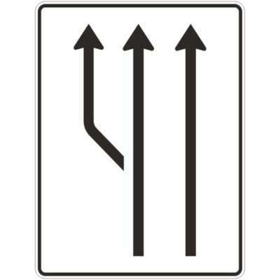 Verkehrszeichen 541-11 Aufweitungstafel ohne Gegenverkehr | gemäß StVO