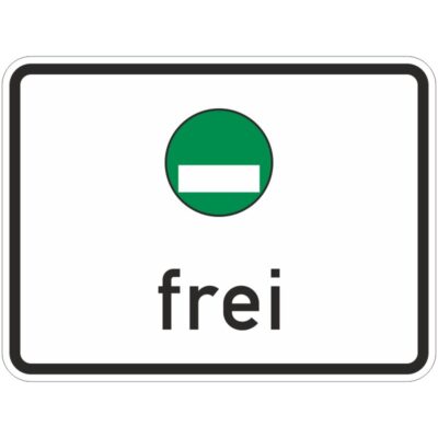 Verkehrszeichen 1031-52 Freistellung vom Verkehrsverbot  – grüne Plakette frei | gemäß StVO