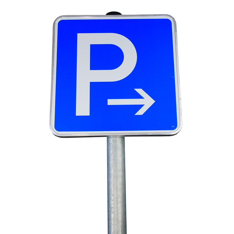 Verzinkte Rohrpfosten 60 mm für Schilder kaufen