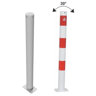Absperrpfosten Ø 76 mm - 30° neigbar