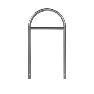 Fahrrad Anlehnbügel Edelstahl Rundrohr Ø 48 mm, 650 mm Breite