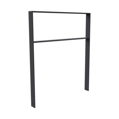 Fahrradanlehnbügel aus Flachstahl 80 x 12 mm | in Reihe