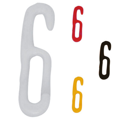 Hakenglied aus Kunststoff 6 mm | alle Farben