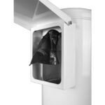 Hundetoilette mit Beutelspender und Behälter Typ 7077-01 | Beutelspender