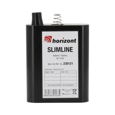 Luftsauerstoff-Batterie SLIMLINE, 6 V- / 12 Ah