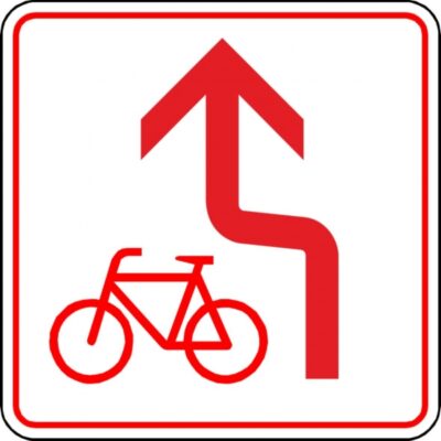 Radwegleitzeichen RWS 2 NRW Zwischenwegweiser Fahrrad