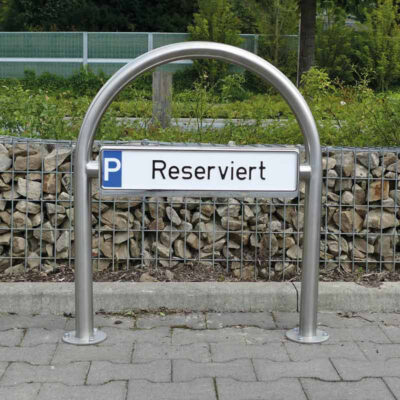 Rundbügel für Parkplatzschilder