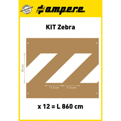 Schablonensatz KIT Zebra