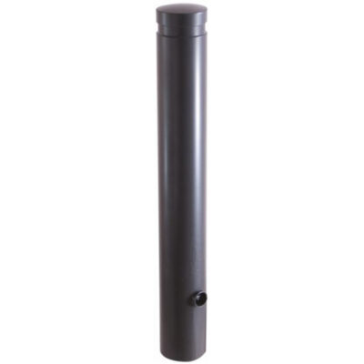 Stilpoller Serie 40121 aus Aluminium Ø 120 x 1200 mm mit Ziernut