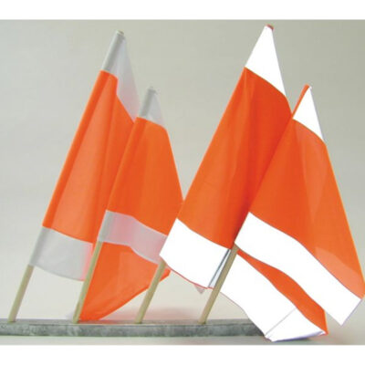 Warnfahnen 500 x 500 oder 750 x 750 mm, tagesleuchtend oder reflektierend