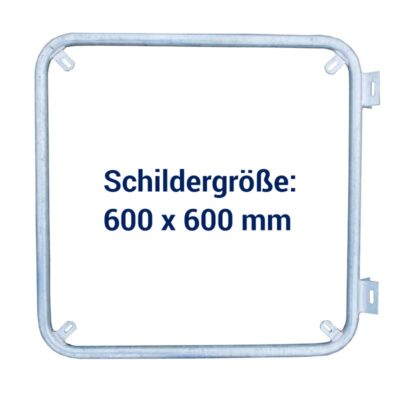 Ausleger-Rohrrahmen quadratisch 600 x 600 mm