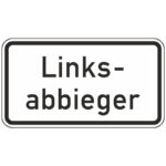 Verkehrszeichen 1007-54 Linksabbieger | gemäß StVO