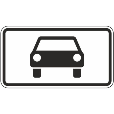 Verkehrszeichen 1010-50 Kraftwagen und sonstige mehrspurige Fahrzeuge | gemäß StVO