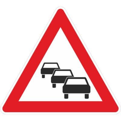 Verkehrszeichen 124 Stau | gemäß StVO