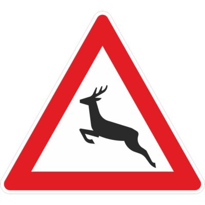 Verkehrszeichen 142-10 Wildwechsel, Aufstellung rechts | gemäß StVO