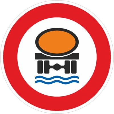 Verkehrszeichen 269 Verbot für Fahrzeuge mit wassergefährdender Ladung | gemäß StVO