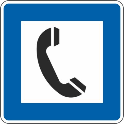 Verkehrszeichen 365-50 Fernsprecher | gemäß StVO